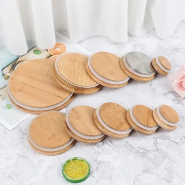 SHIKICK Nắp Tre Gỗ Niêm Phong Silicon Tái Sử Dụng – Chống Rò Rỉ, Dày Lọ Đóng Hộp, Dùng cho Bình Uống – 35.200 VND 6 SHIKICK Nắp Tre Gỗ Niêm Phong Silicon Tái Sử Dụng – Chống Rò Rỉ, Dày Lọ Đóng Hộp, Dùng cho Bình Uống – 35.200 VND 6