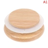 SHIKICK Nắp Tre Gỗ Niêm Phong Silicon Tái Sử Dụng – Chống Rò Rỉ, Dày Lọ Đóng Hộp, Dùng cho Bình Uống – 35.200 VND 10