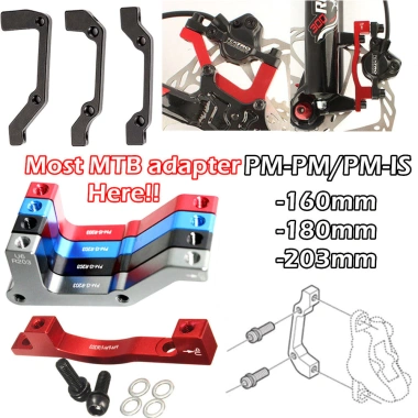 Shimano Adapter Đĩa Thủy Lực MTB 160‑203mm – Cánh Quạt PM‑PM/PM‑IS, Giá 48.290₫