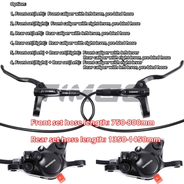 Shimano BL-MT200 & BR-MT200 Phanh Đĩa Thủy Lực Đòn Bẩy Đôi Piston Caliper Trước, Dầu Bộ, Má Phanh - 555.291₫