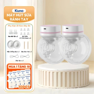 Ship 24H Kiumo Máy Hút Sữa Điện Đơn Không Dây - Chế Độ Hút Không Đau, Vắt Sữa 271.244₫ 10