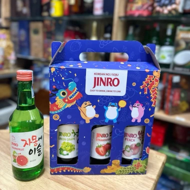 Ship hoả tốc Hộp quà tặng 6 chai Nước hoa quả Soju Jinro HQ - Giảm giá 279k 7 Ship hoả tốc Hộp quà tặng 6 chai Nước hoa quả Soju Jinro HQ - Giảm giá 279k 7