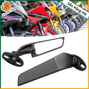 Ship Nhanh Gương chiếu hậu xe máy kiểu cánh gió xoay đa dạng cho Kawasaki Ninja 250‑650 – Giá chỉ 283.000 VND 2 Ship Nhanh Gương chiếu hậu xe máy kiểu cánh gió xoay đa dạng cho Kawasaki Ninja 250‑650 – Giá chỉ 283.000 VND 2