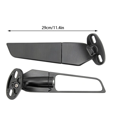 Ship Nhanh Gương chiếu hậu xe máy kiểu cánh gió xoay đa dạng cho Kawasaki Ninja 250‑650 – Giá chỉ 283.000 VND