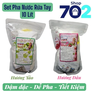 Shop 702 Set Pha Nước Rửa Tay 10 Lít Tự Pha Tại Nhà Giá Ưu Đãi 48.000đ