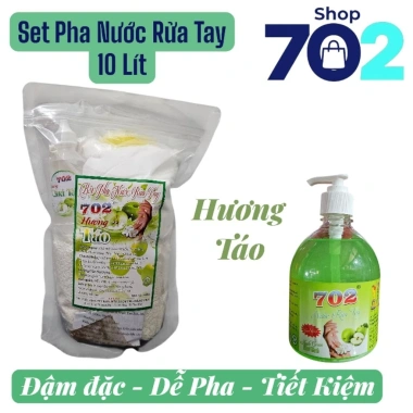 Shop 702 Set Pha Nước Rửa Tay 10 Lít Tự Pha Tại Nhà Giá Ưu Đãi 48.000đ 3 Shop 702 Set Pha Nước Rửa Tay 10 Lít Tự Pha Tại Nhà Giá Ưu Đãi 48.000đ 3