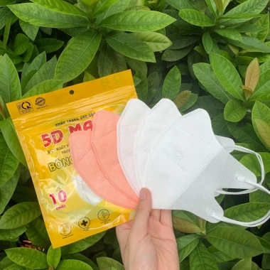 Shopee Live Thùng 500c Khẩu Trang 5D Bông Sen Vàng Giá 195k Giảm Giá Sốc 10
