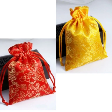 Shopee Túi Gấm Đỏ Long Phụng Rồng Chầu Hoa Cúc Quà Tết Giá Ưu Đãi 7.102₫ 6