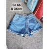 Short Jean Vạt Tà Eo 66 TL94 – Phong Cách Năng Động, Giá Ưu Đãi 100.000₫ 2