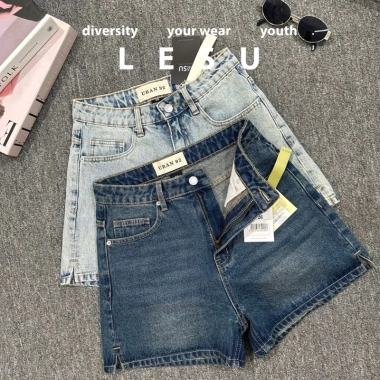 Short Jeans Trơn Cotton Không Co Giãn Lưng Cao UBAN Va Phong Cách Giá 310.000 VND 5 Short Jeans Trơn Cotton Không Co Giãn Lưng Cao UBAN Va Phong Cách Giá 310.000 VND 5