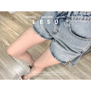 Short Jeans Trơn Cotton Không Co Giãn Lưng Cao UBAN Va Phong Cách Giá 310.000 VND 7 Short Jeans Trơn Cotton Không Co Giãn Lưng Cao UBAN Va Phong Cách Giá 310.000 VND 7