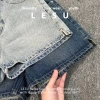 Short Jeans Trơn Cotton Không Co Giãn Lưng Cao UBAN Va Phong Cách Giá 310.000 VND 8