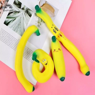 SHPYHT Chuối Bóp Người Lớn - Quà Tặng Trẻ Em, Bột Mô Phỏng Quả Chuối Giải Phóng Căng Thẳng, Giá 48,950 VND