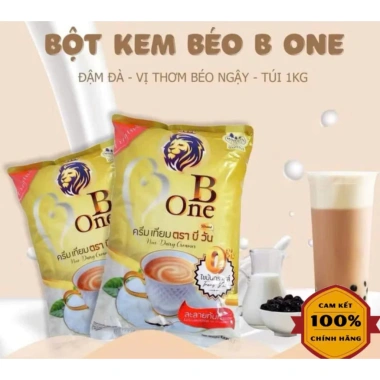 Sỉ 1 Thùng 12 Gói 1KG Bột Kem Béo B ONE Date Mới - Nguyên Liệu Pha Trà Sữa Thái Lan Chuẩn Vị, Giá Ưu Đãi 538k 2