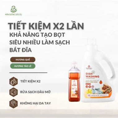 Sỉ 1 thùng 15 chai 500ml nước rửa chén hương quế Bách Thảo Vàng, hương táo Bách Thảo Xanh - Giá chỉ 126.617 VND, tiết kiệm ngay