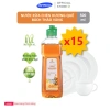 Sỉ 1 thùng 15 chai 500ml nước rửa chén hương quế Bách Thảo Vàng, hương táo Bách Thảo Xanh - Giá chỉ 126.617 VND, tiết kiệm ngay 10