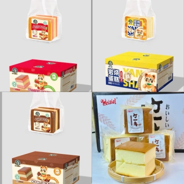 Sỉ 1 thùng 4kg (32 x 120gr) Bánh bông lan mongto vị dâu Nguyên bản Cake Food - Giá ưu đãi 439.999 VND, bảo quản 180 ngày 12