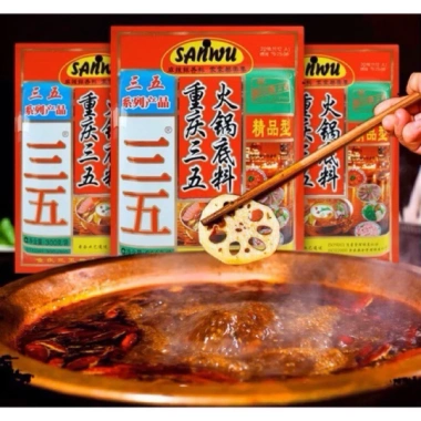 Sỉ 1 thùng 60 gói Lẩu Cay Tứ Xuyên SANWU 150g cốt lẩu - Giá 639.990₫ 2