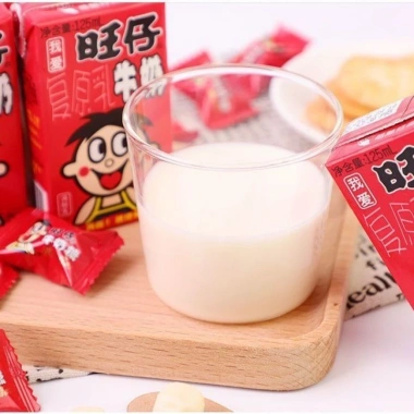 SỈ 1 Xách 12 Lon Sữa Bò và Đậu Nành Đài Loan Chú Hề Want Want 245ml Giá Ưu Đãi 315k 8