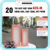 Sỉ 10 Cái 2 Màu MS Túi 62 - Túi đựng hoa khô, hoa tươi, chai gội đầu, lọ sản phẩm có cửa sổ mica Xưởng Hộp Túi PGB