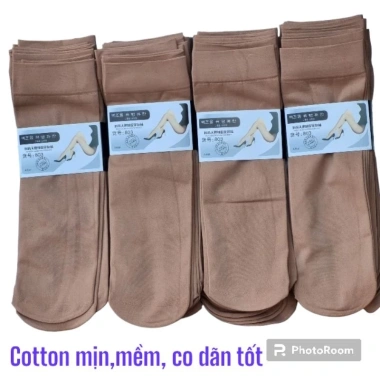 Sỉ 10 Đôi Tất Da Trơn Mịn Co Giãn Tốt - Giá chỉ 69.999 VND, giảm từ 87.499 VND