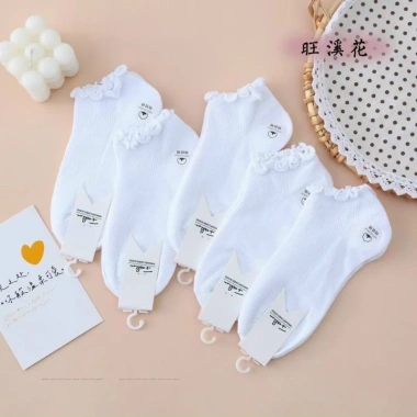 Sỉ 10 Đôi Tất Nhún Bèo Cao Cổ Trơn Bèo Trắng Giá Ưu Đãi 98,959₫