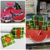 Sỉ 10 mô hình bánh Chưng, bánh Tét, dưa Hấu - Hộp giấy gấp trang trí Tết 26.000 VND 6