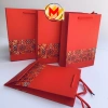 Sỉ 10 Túi Giấy Đựng Quà Tết Họa Tiết Đỏ Cao Cấp – Thổ Cẩm Quai Vải Sang Trọng 8