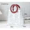 Sỉ 10 Túi Quai Da Trong Suốt Side Lớn Đựng Quà Lưu Niệm Quà Tết Giá 165.000 VNĐ 3
