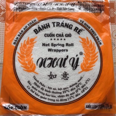 Sỉ 10 xếp bánh tráng rế cuốn chả giò, bánh đa rế dày giòn xốp - Giá chỉ 69.000đ