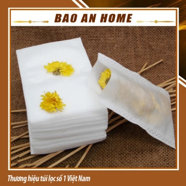 Sỉ 100 Túi Lọc Trà Vải Không Dây Hàn Nhiệt Đa Kích Thước - 15.000 VNĐ BAOANHOME