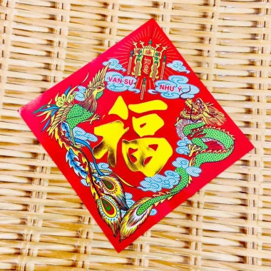 Sỉ 1.000 Giấy Dán Dưa Hấu, Bưởi, Bánh Chưng Trang Trí Tết Không Keo Giá 85.000₫