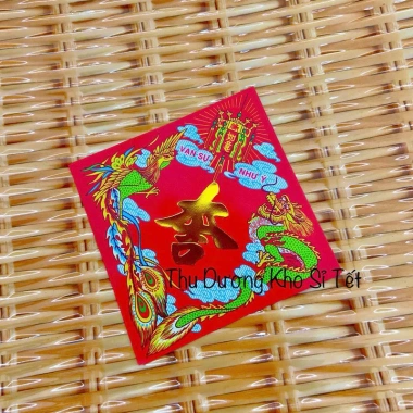 Sỉ 1.000 Giấy Dán Dưa Hấu, Bưởi, Bánh Chưng Trang Trí Tết Không Keo Giá 85.000₫