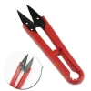 Sỉ 12 cây kéo bấm chỉ cán nhựa đỏ lưỡi đen D-J107 - Giá ưu đãi 145.000đ 3