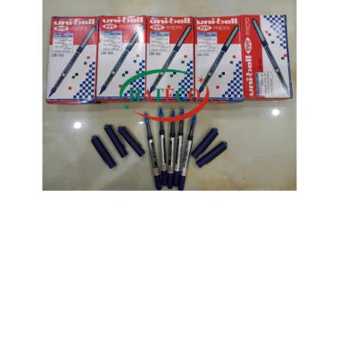 Sỉ 12 hộp Bút ký Uni UB150 xanh nét 0.5 - Bút bi nước, giá rẻ 84.000₫