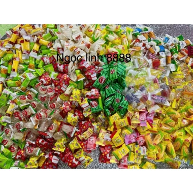 Sỉ 1kg kẹo tết 2.026 mix 15-17 loại kẹo, gum, sữa trái cây, dẻo cứng nhân chảy – giá chỉ 57.000 đ