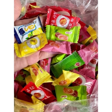 Sỉ 1kg Kẹo Tết 2.026 Mix 15-17 Loại Trái Cây, Sữa Dẻo, Gum, Nhân Chảy - Giá Chỉ 57.000đ 3
