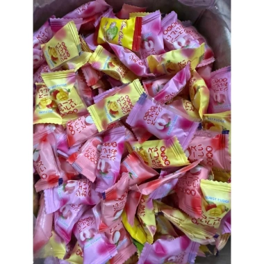 Sỉ 1kg Kẹo Tết 2.026 Mix 15-17 Loại Trái Cây, Sữa Dẻo, Gum, Nhân Chảy - Giá Chỉ 57.000đ 9
