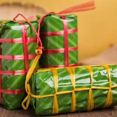 Sỉ 1KG Lá Chuối Giả Gói Chả Lụa, Nem Chua, Giò, Bánh Chưng 45x45 & 39x39 - 88.096 VNĐ 3