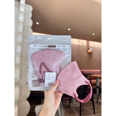 Sỉ 200 Tặng 100 Khẩu trang 6D PRO UNICARE cao cấp chính hãng UNI MASK vnmask