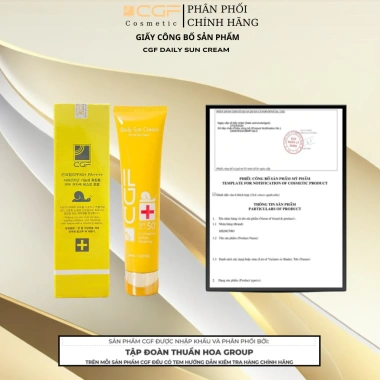 Sỉ 210k Kem chống nắng vật lý CGF Hàn Quốc SPF50+ PA++++ 50ml - Da trắng tự nhiên, kiềm dầu, giảm giá 280k 9