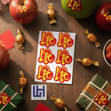 Sỉ 30 tờ Team Decal Chữ Tài Lộc Kim Tuyến Dán Trái Cây Dài Bưởi Bánh Kẹo Ngày Tết - Giá ưu đãi 68.000đ