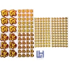 Sỉ 30 tờ Team Decal Chữ Tài Lộc Kim Tuyến Dán Trái Cây Dài Bưởi Bánh Kẹo Ngày Tết - Giá ưu đãi 68.000đ 9
