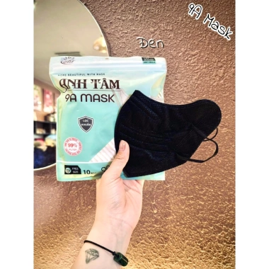 Sỉ 300+100 khẩu trang 9A ANH TÂM 5 lớp chống nắng UV, che kín mặt, 50‑85kg 3