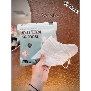 Sỉ 300+100 khẩu trang 9A ANH TÂM 5 lớp chống nắng UV, che kín mặt, 50‑85kg 8