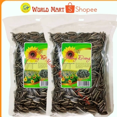 Sỉ 4 Gói Hướng Dương Nguyên Vị, Hướng Dương Rang Chín 500g + Hạt Bí Rang Nguyên Vị - Giá siêu Giảm Đặc Biệt 52.800₫ tại World Mart