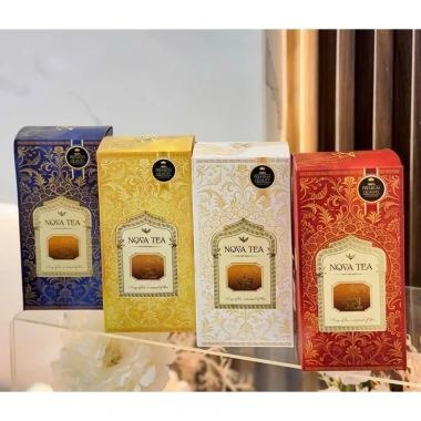 Sỉ 50 vỏ kẹo hũ vàng, hộp đựng trà bánh kẹo decor giỏ quà - chỉ 90.000đ