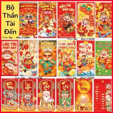 Sỉ 500 Bao Lì Xì Tết Bính Ngọ 2.026 Cao Cấp 15x8cm - Giá ưu đãi 159.500 VND