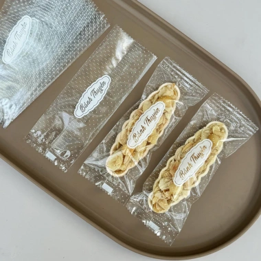 Sỉ 500 Túi Đựng Bánh Thuyền Trắng Dày Cứng Cáp Giá chỉ 110.000 VNĐ Gold Pack VN 10