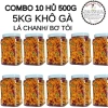 Sỉ 5Kg 10 Hủ Khô Gà Lá Chanh Bơ Tỏi Thượng Hạng – Dai Ngon Không Bột, Ăn Vặt, Giá 865k